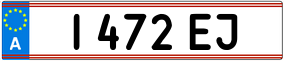 Truck License Plate